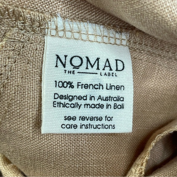 NWT Nomad the Label French Linen Pants Parachute Balloon Wide US 12 XL - Picture 8 of 16